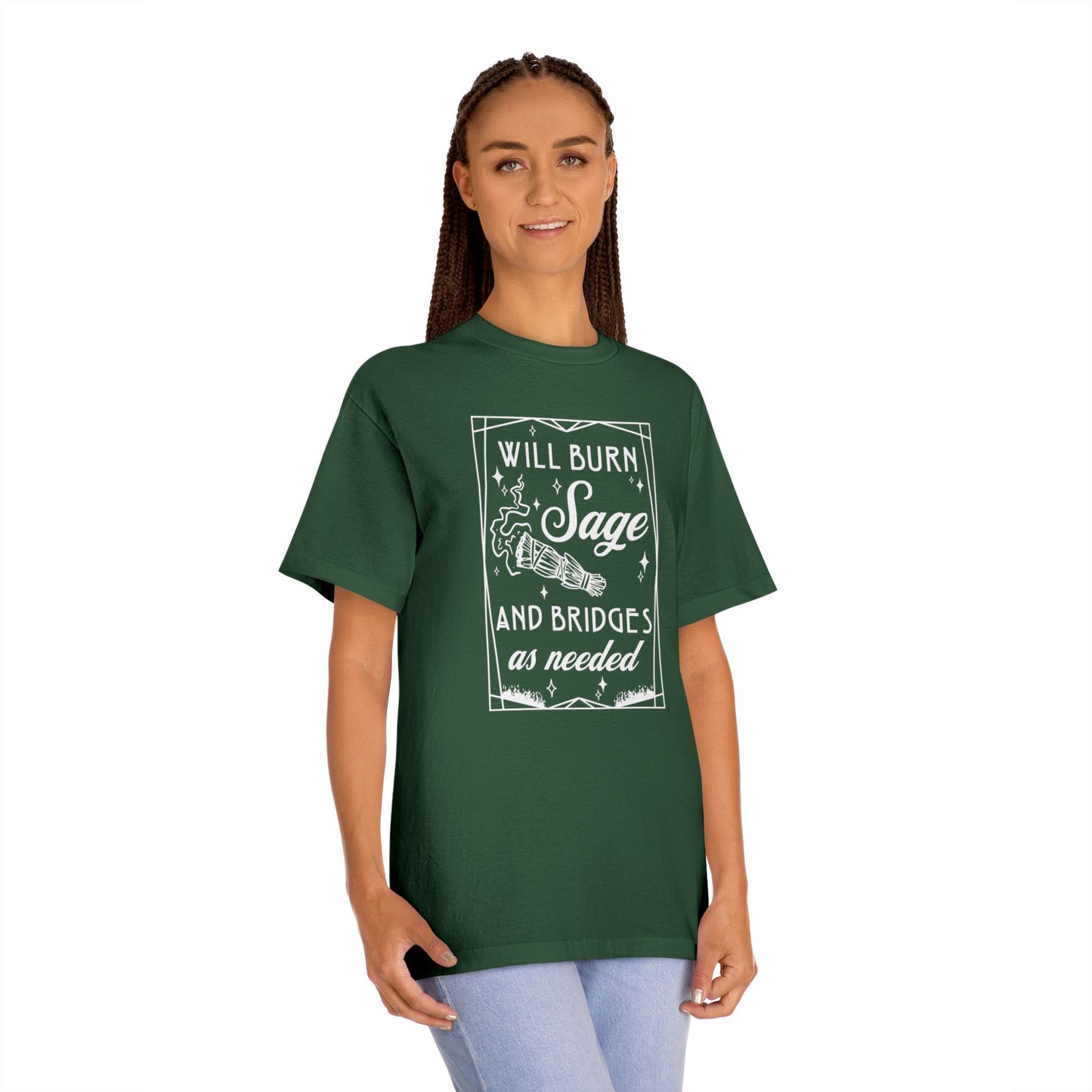 Unisex Classic Tee Will Burn Sage and Bridges