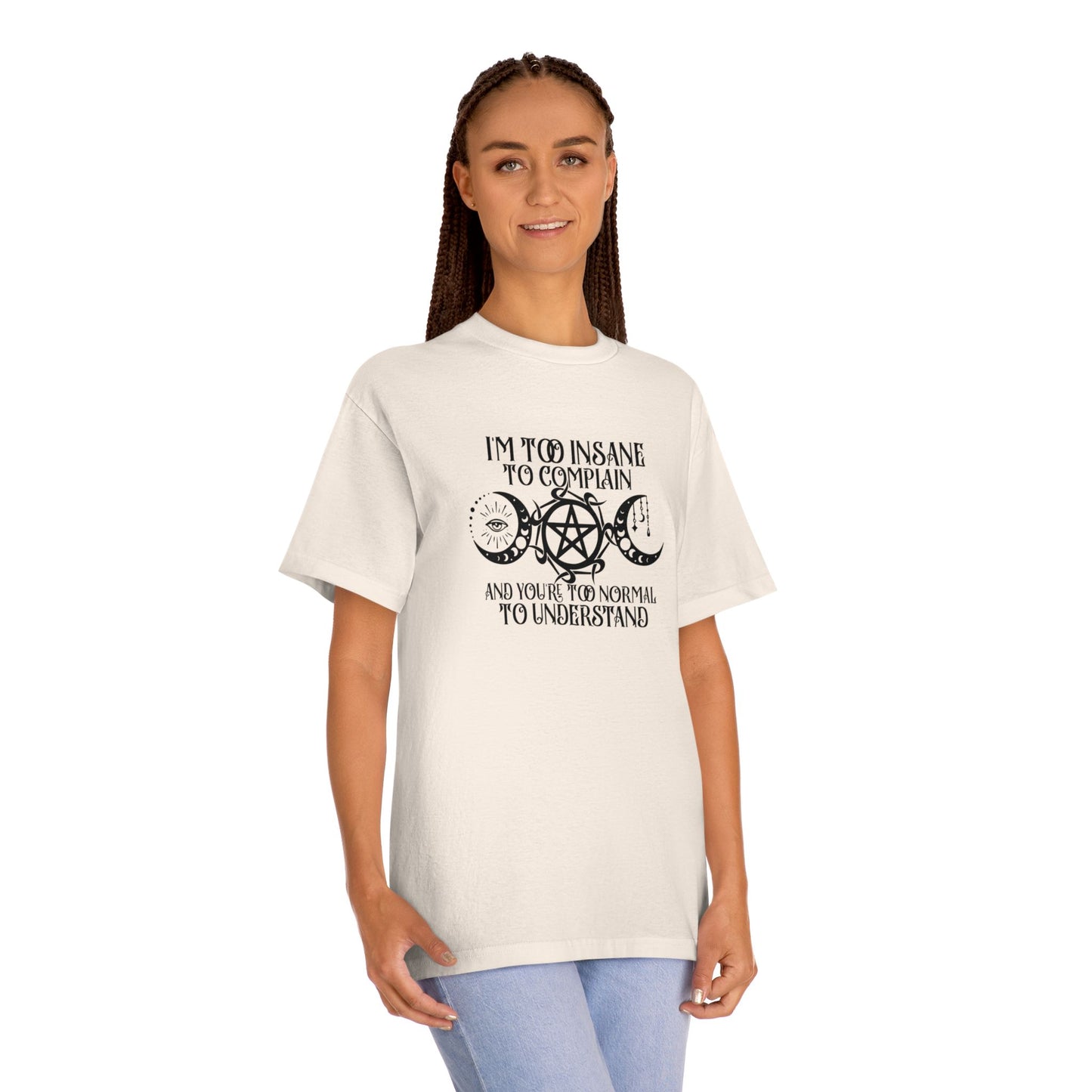 Classic Tee Witch Moon Phase Insane to Complain Shirt