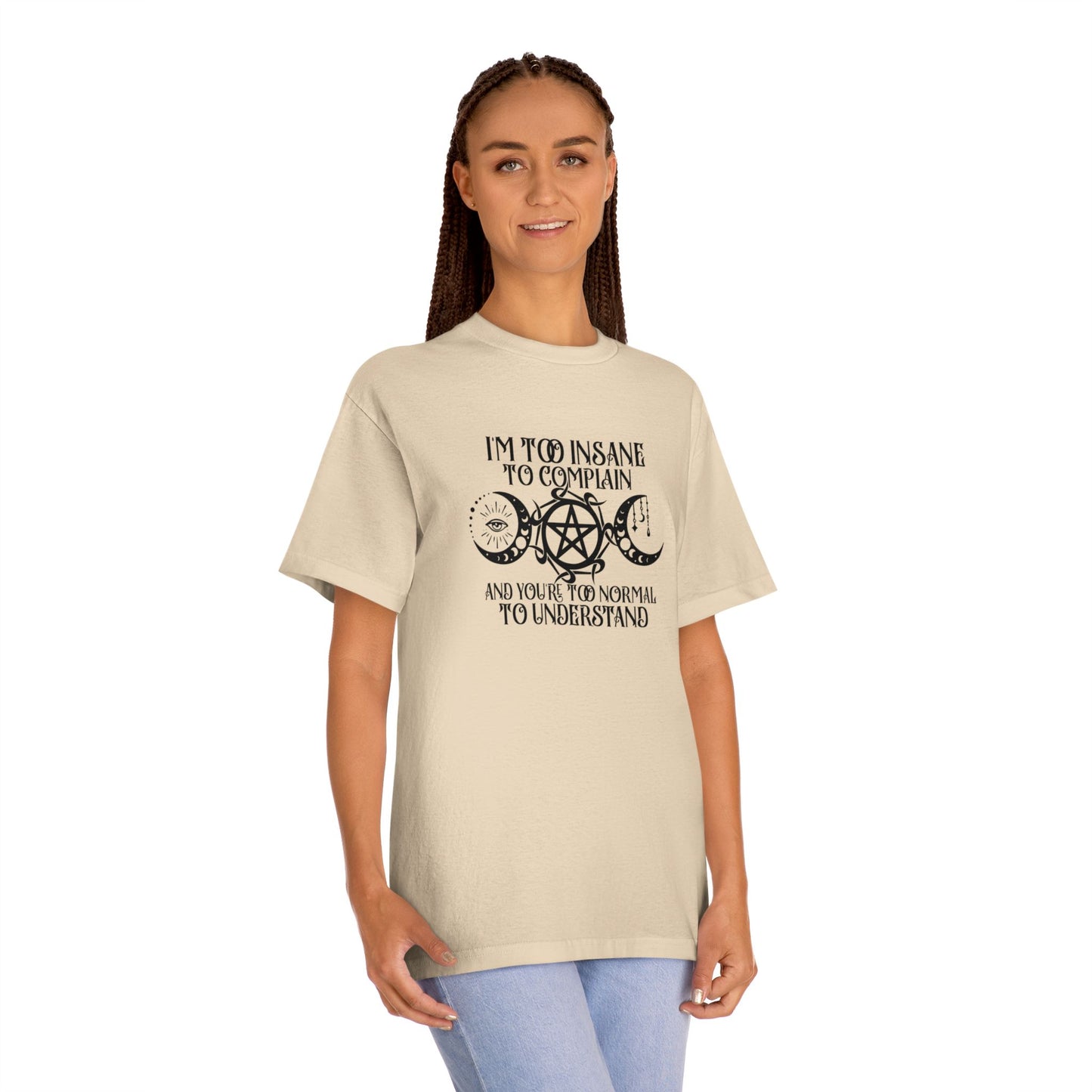 Classic Tee Witch Moon Phase Insane to Complain Shirt
