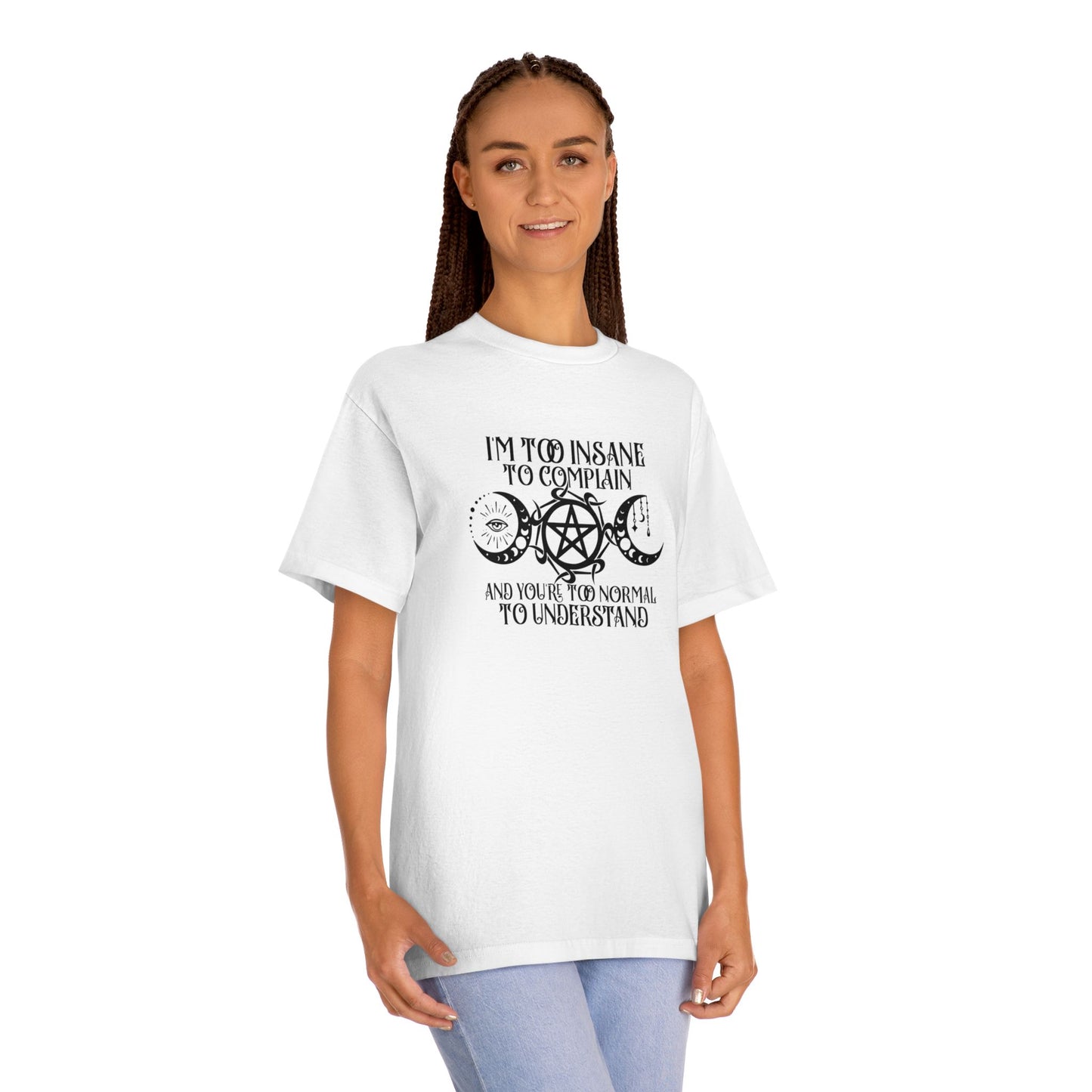 Classic Tee Witch Moon Phase Insane to Complain Shirt