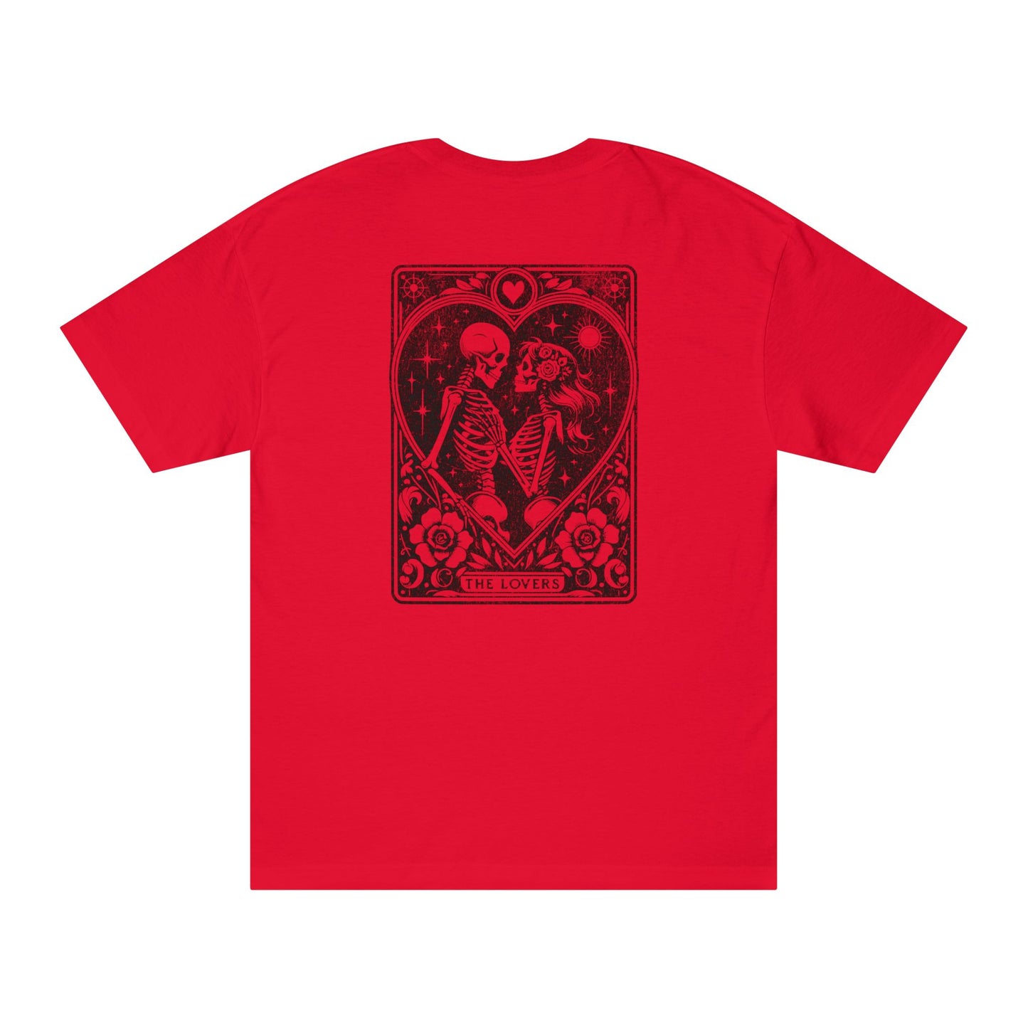 Tarot Skeleton Lovers Unisex Tee