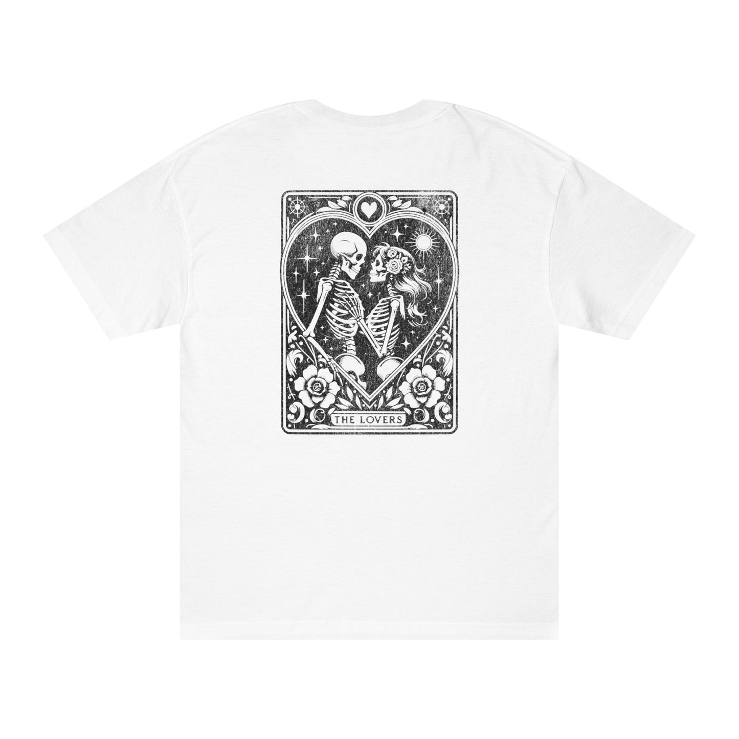 Tarot Skeleton Lovers Unisex Tee