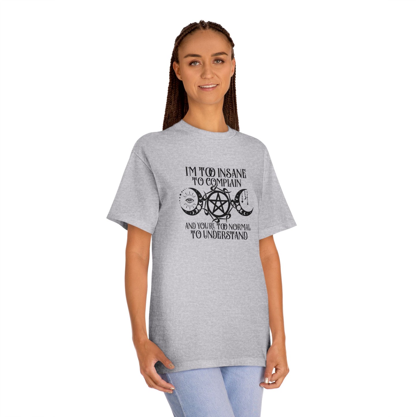 Classic Tee Witch Moon Phase Insane to Complain Shirt